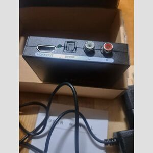 NIB-HDMI Audio Extractor Converter 4K-HD 1080P, 5.1CH Optical SPDIF, RCA L/R